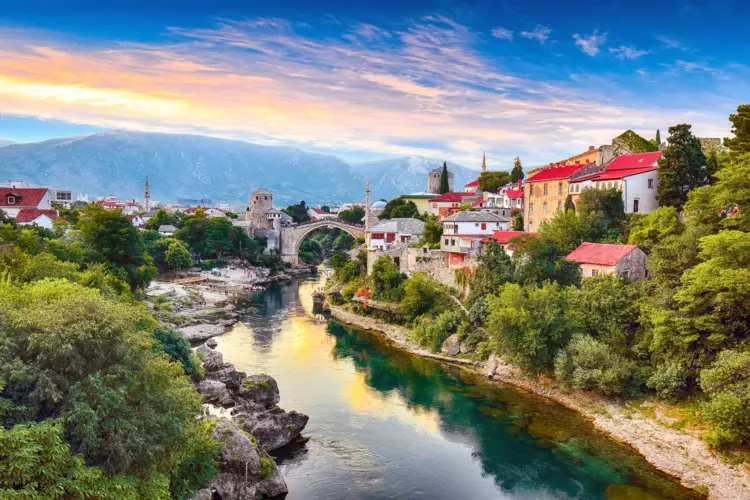 Travel destinations in Europe for October - Mostar in Bosnia and Herzegovina