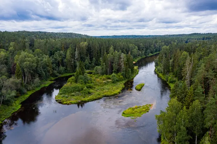 Gauja National Park in Latvia for nature hikes