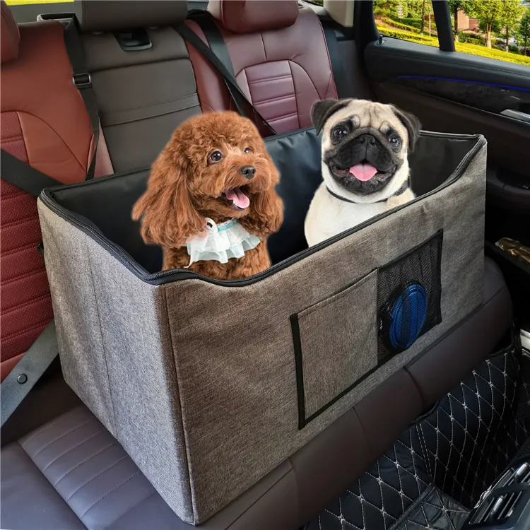 Dog box for the car traveling with dog tips