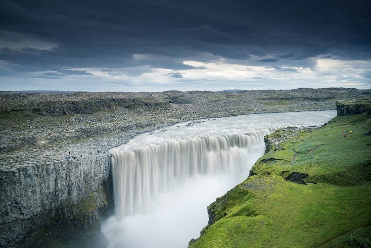 Dettifoss water the most beautiful waterfalls Iceland