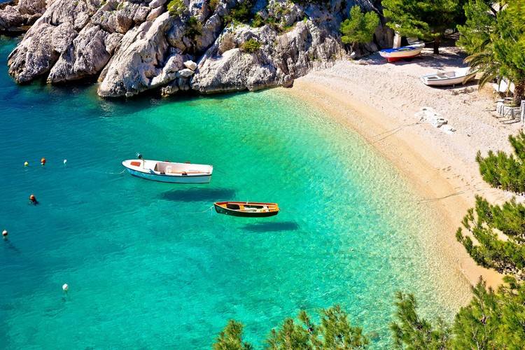 Punta Rata beach summer vacation Europe 2021 vacation in Croatia by the sea