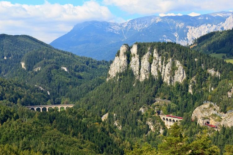 Semmeringbahn the most beautiful train routes in Austria