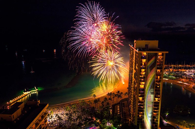 photo holiday New Year Hawaii, USA